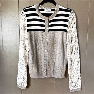Lizard Thicket Sweater with Lace Detail